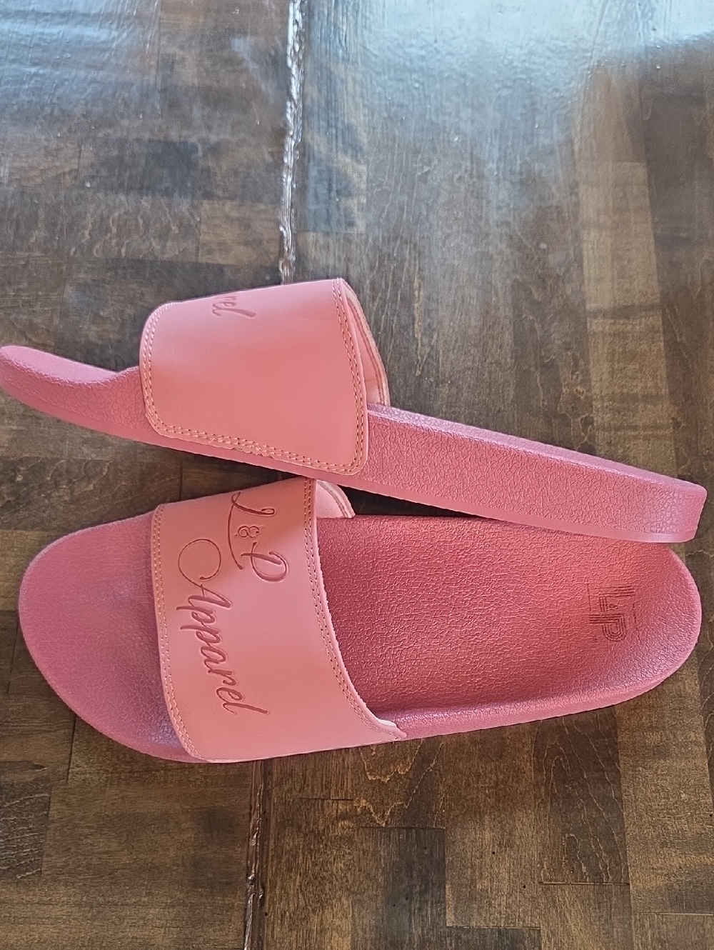 Size 13 Women's NEW Pink L&P Apparel Slide Sandals